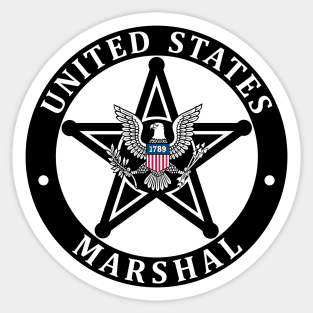 US. MARSHALS Sticker